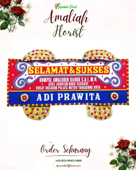 Papan Bunga Ucapan Selamat Jatirejoyoso